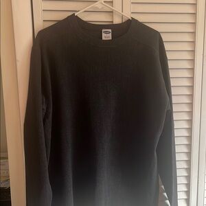 Old Navy Men's Dark Gray Long Sleeve Tee